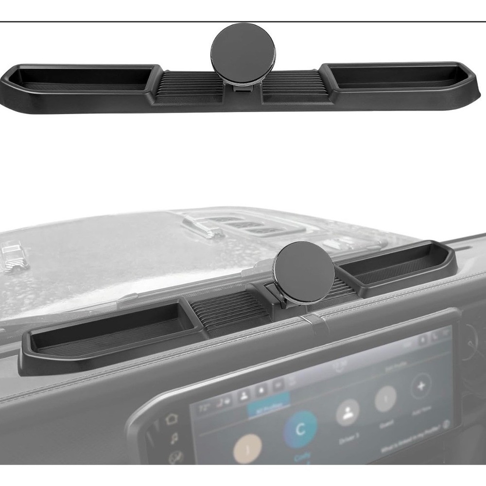 Jeep Wrangler JL Gladiator JT 2024-2025 Dash Tray‎ Magnetic Phone Mount Holder